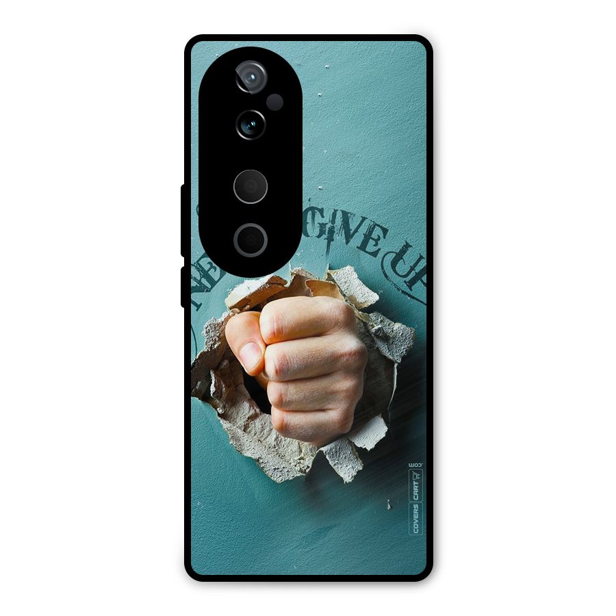 Do Not Give Up Metal Back Case for Vivo T3 Ultra