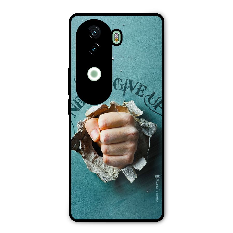 Do Not Give Up Metal Back Case for Vivo V40e