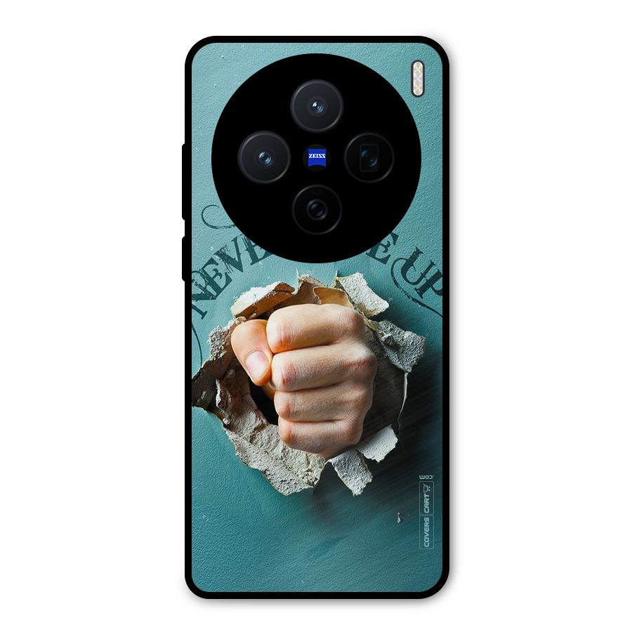Do Not Give Up Metal Back Case for Vivo X200