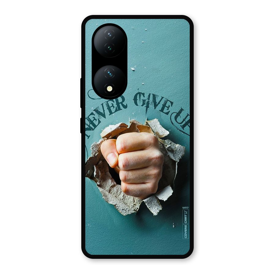 Do Not Give Up Metal Back Case for Vivo Y100a