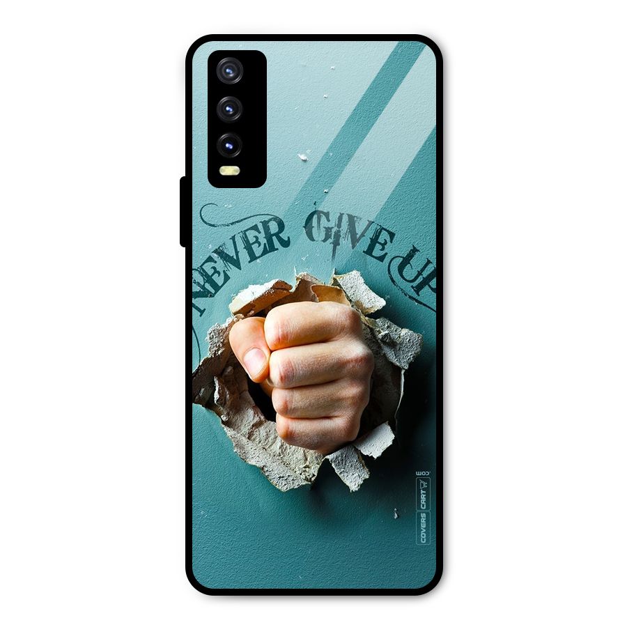 Do Not Give Up Metal Back Case for Vivo Y20