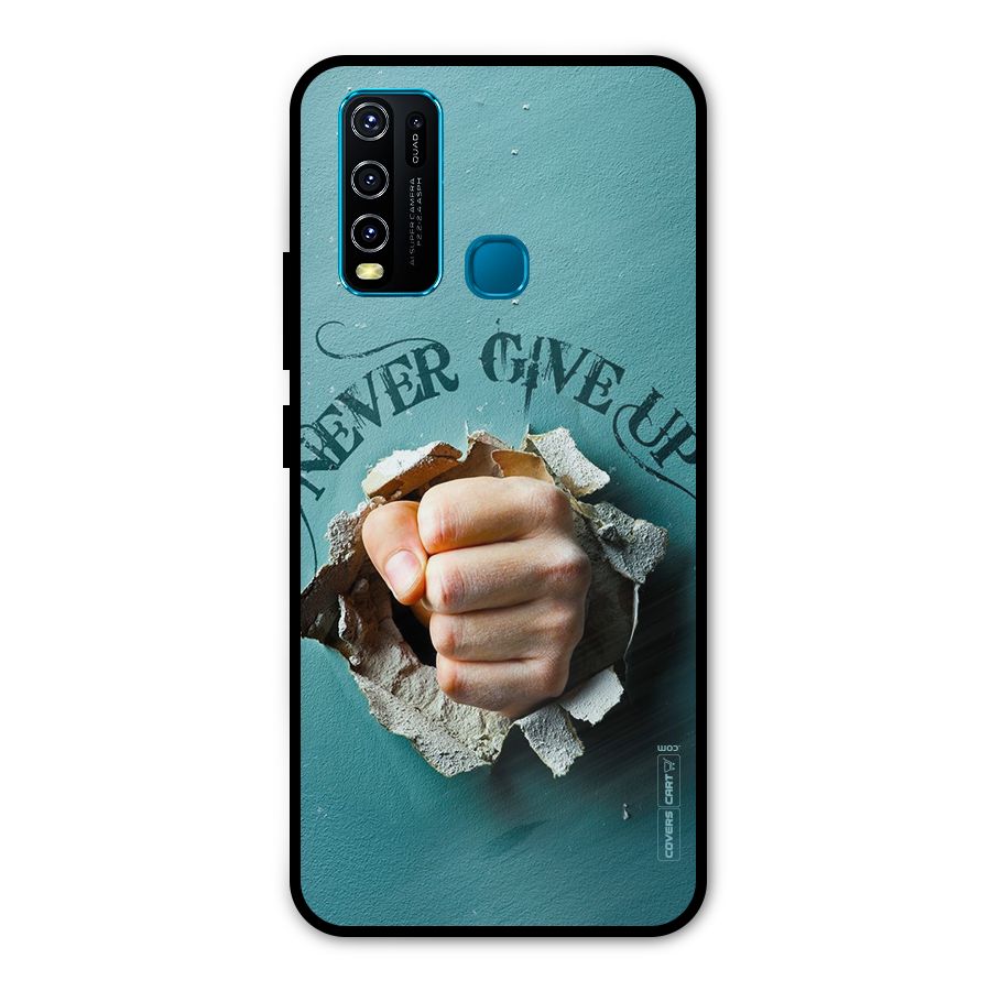 Do Not Give Up Metal Back Case for Vivo Y30