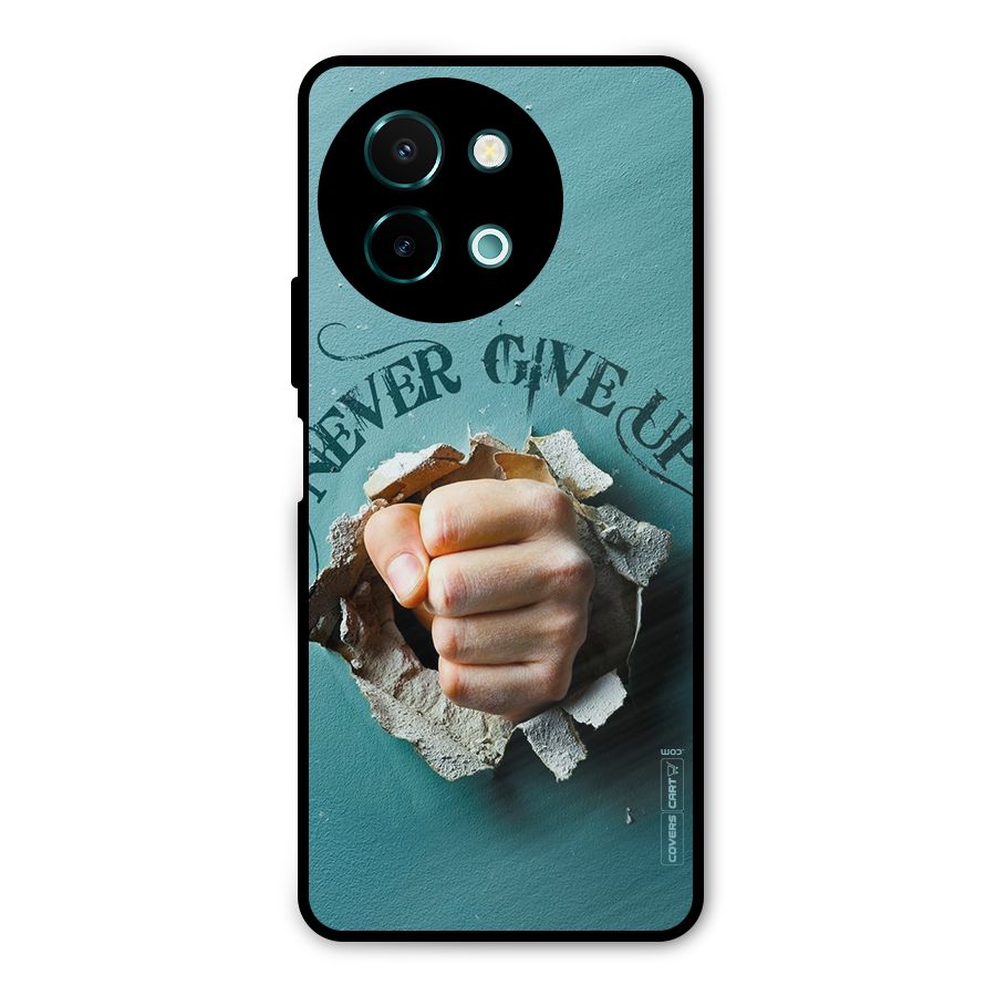 Do Not Give Up Metal Back Case for Vivo Y58