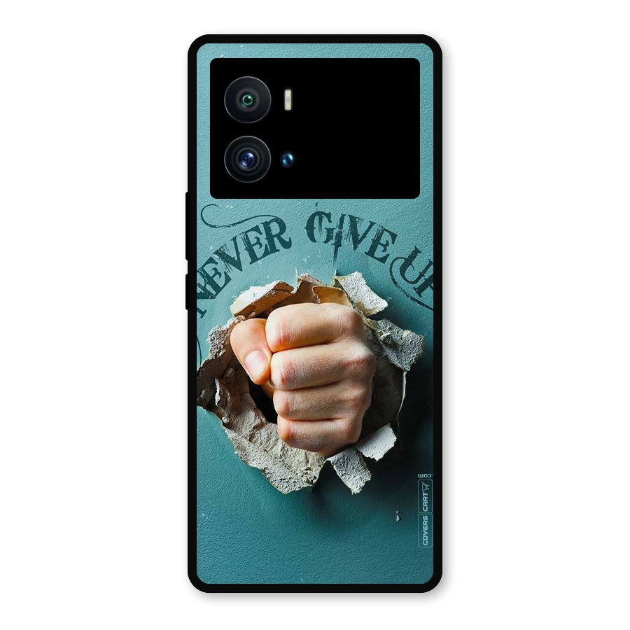 Do Not Give Up Metal Back Case for iQOO 9 Pro