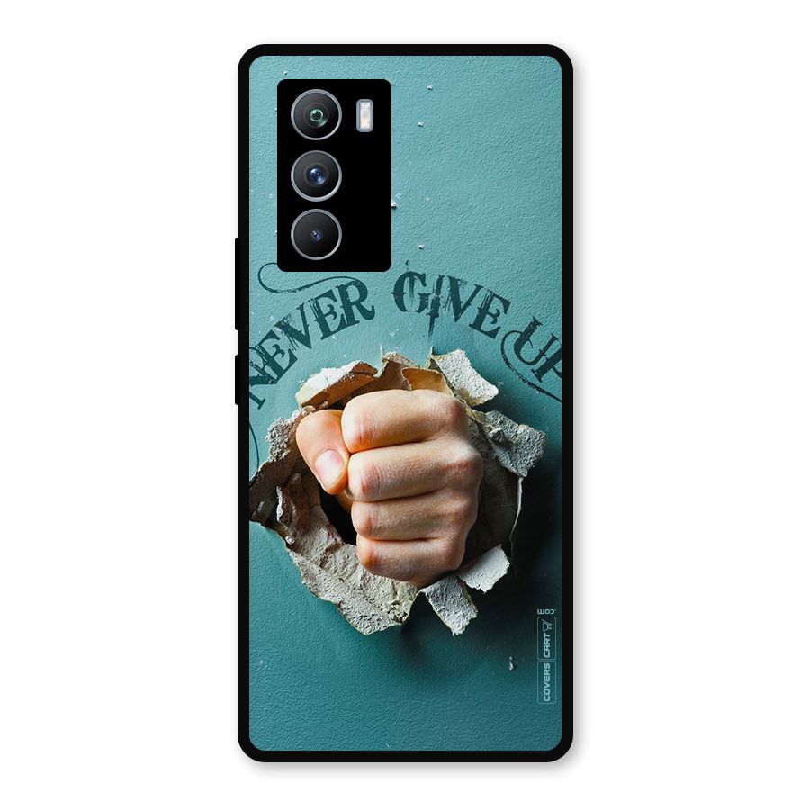 Do Not Give Up Metal Back Case for iQOO 9 SE