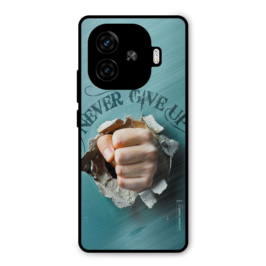 Do Not Give Up Metal Back Case for iQOO Neo 10R