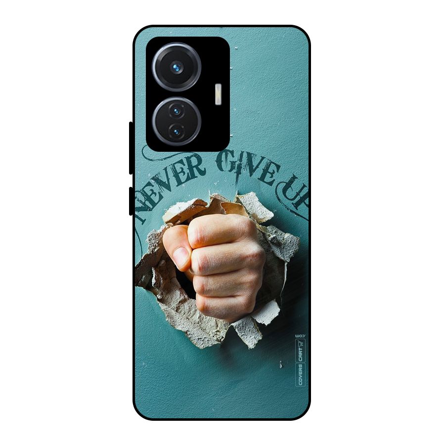 Do Not Give Up Metal Back Case for iQOO Z6 44W