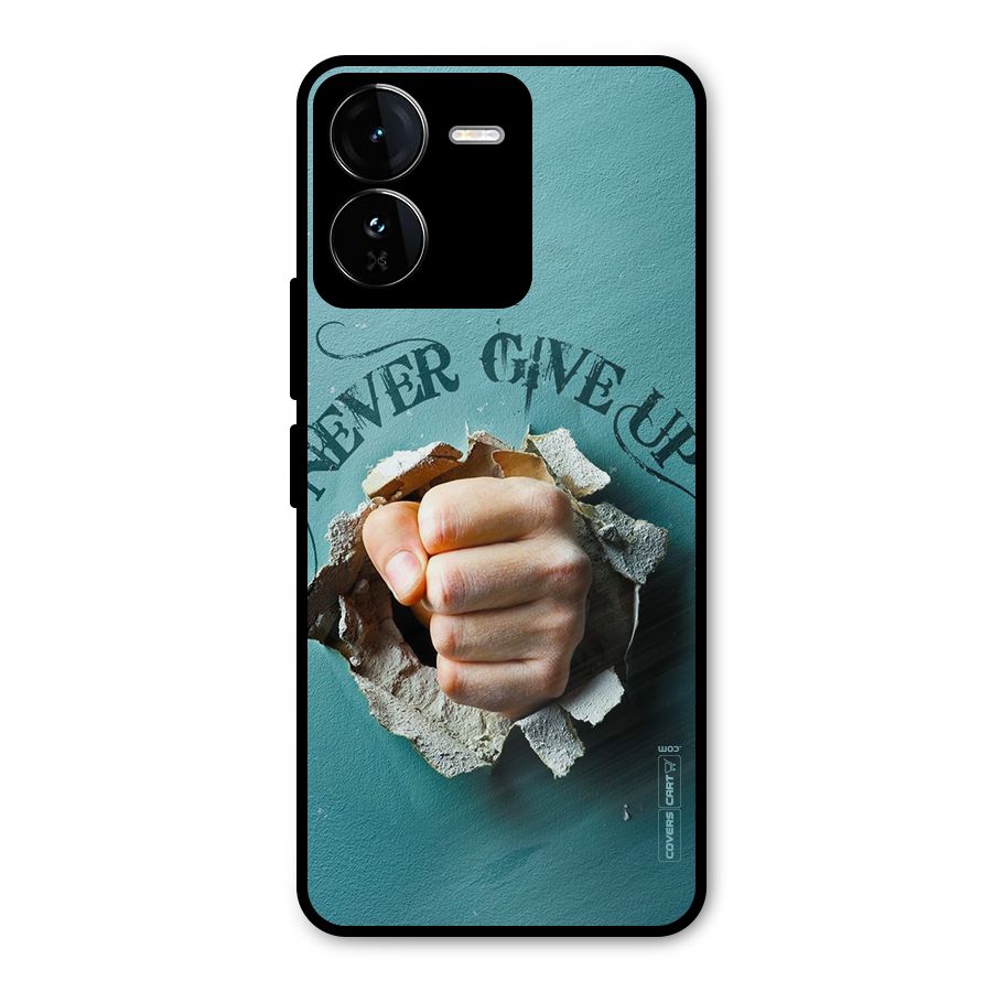 Do Not Give Up Metal Back Case for iQOO Z9