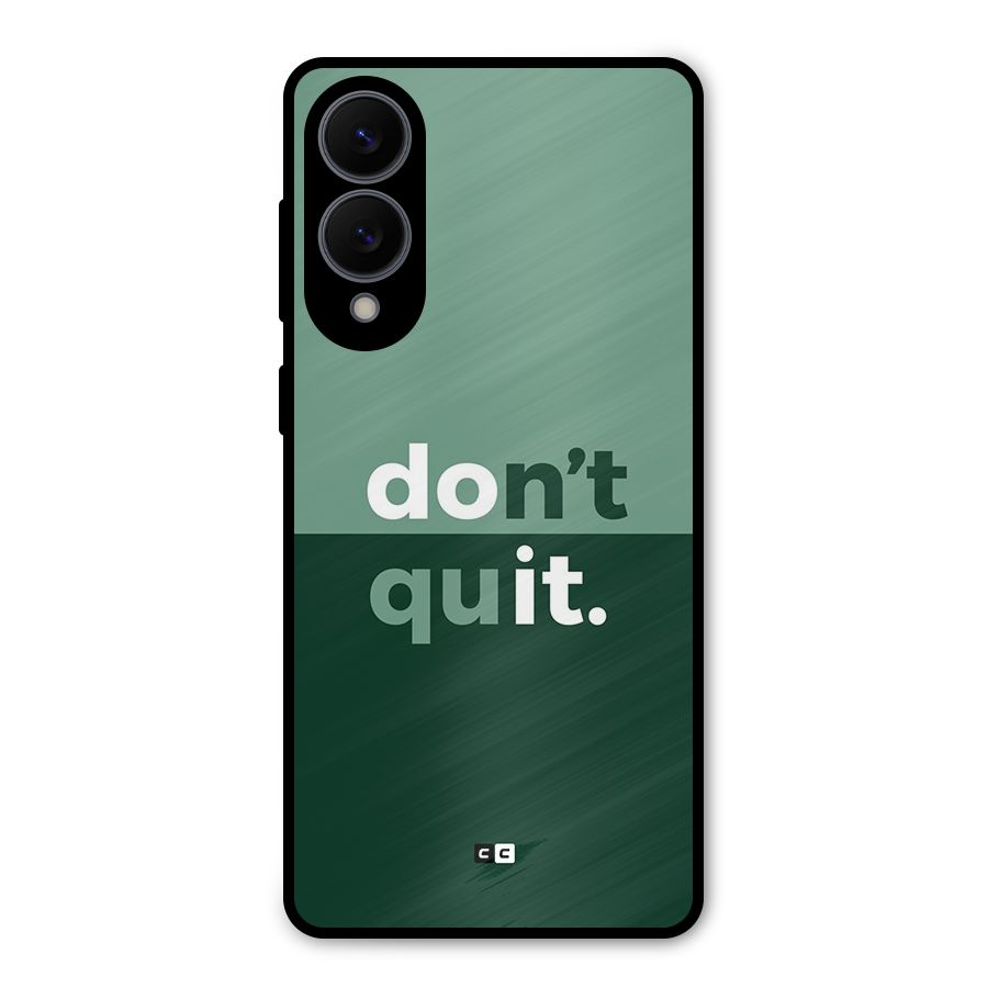 Do Not Quit Metal Back Case for Galaxy S25 Edge