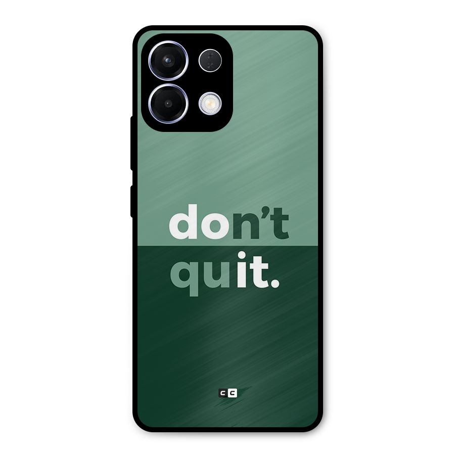 Do Not Quit Metal Back Case for Oppo K13