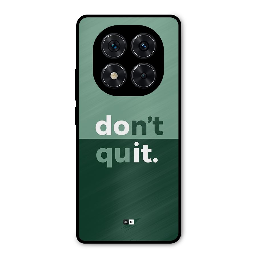 Do Not Quit Metal Back Case for Poco X7