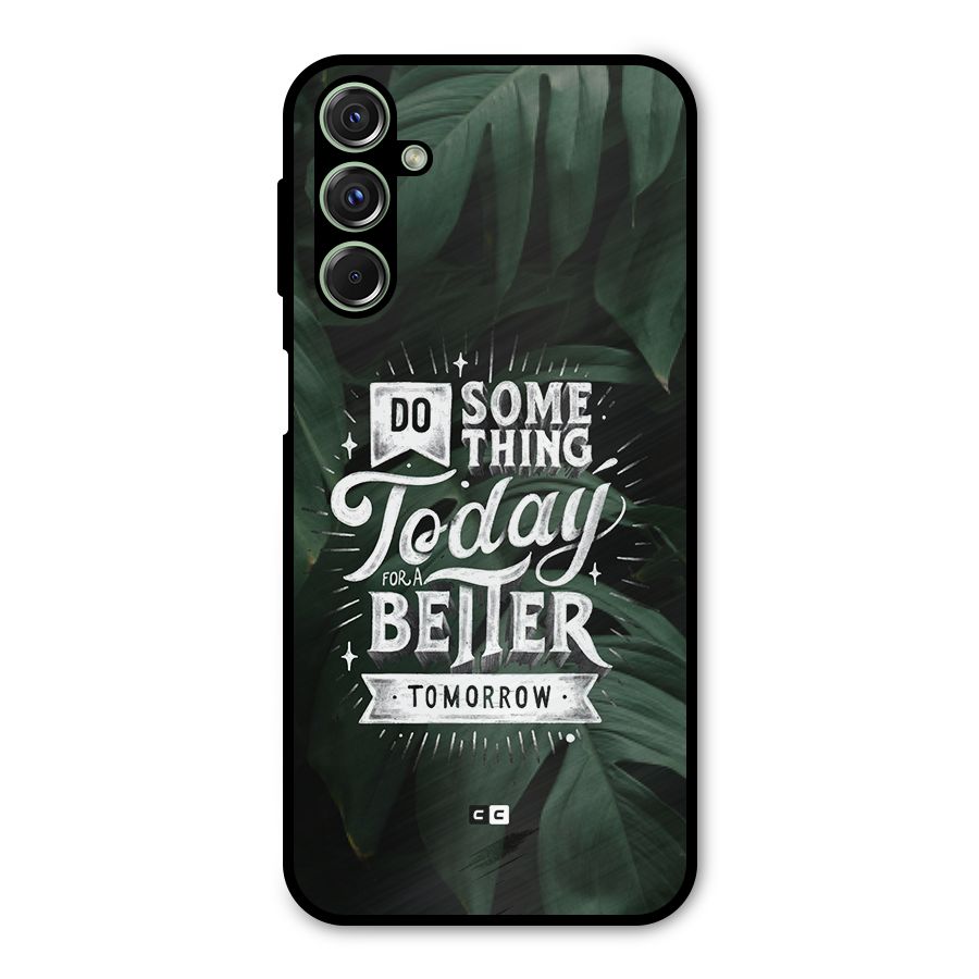 Do Something Metal Back Case for Galaxy M34