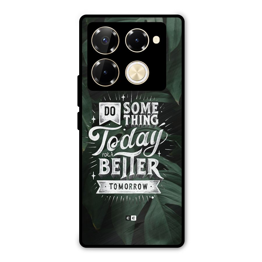 Do Something Metal Back Case for Infinix Note 40 Pro Plus