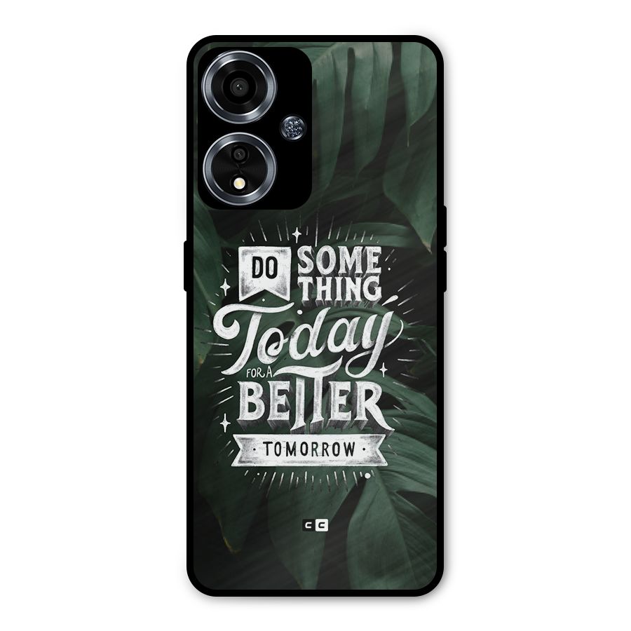 Do Something Metal Back Case for Oppo A59
