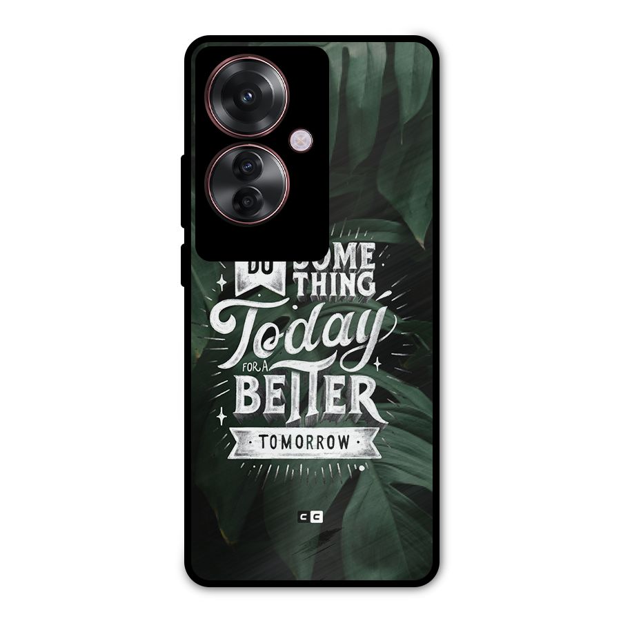Do Something Metal Back Case for Oppo F25 Pro