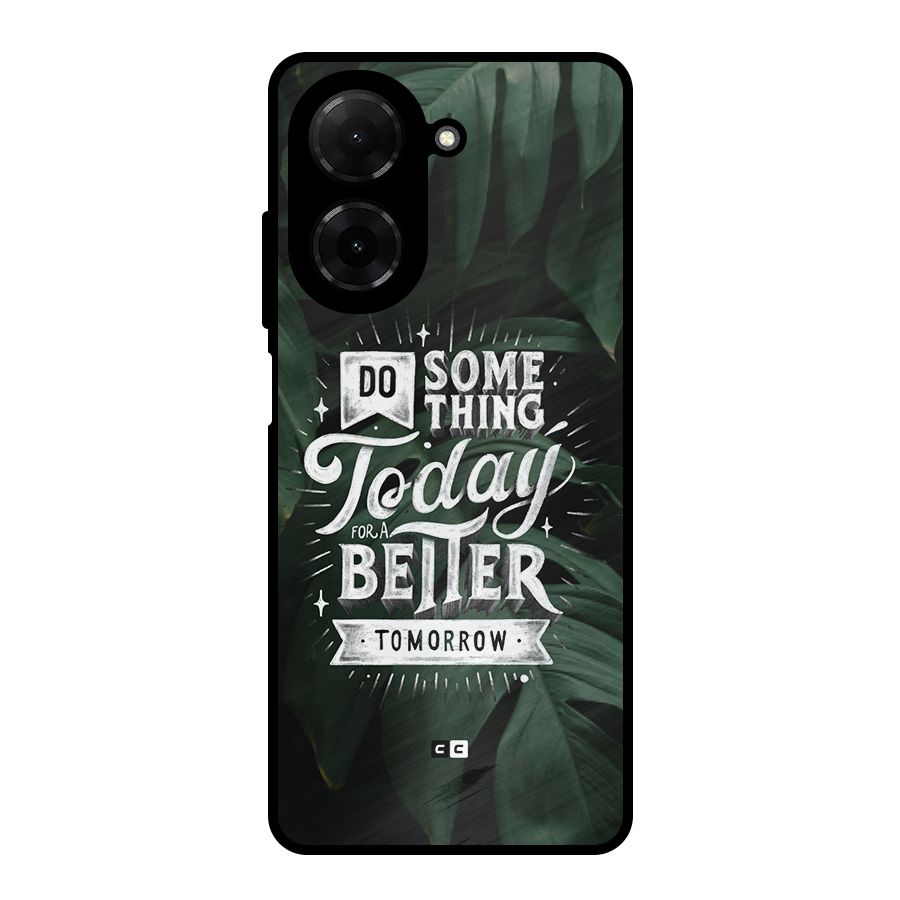 Do Something Metal Back Case for Redmi A5 4G