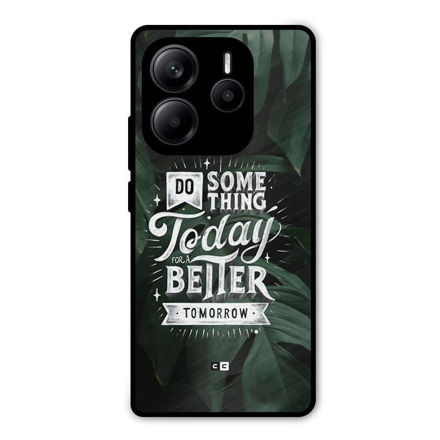 Do Something Metal Back Case for Redmi Note 14 5G