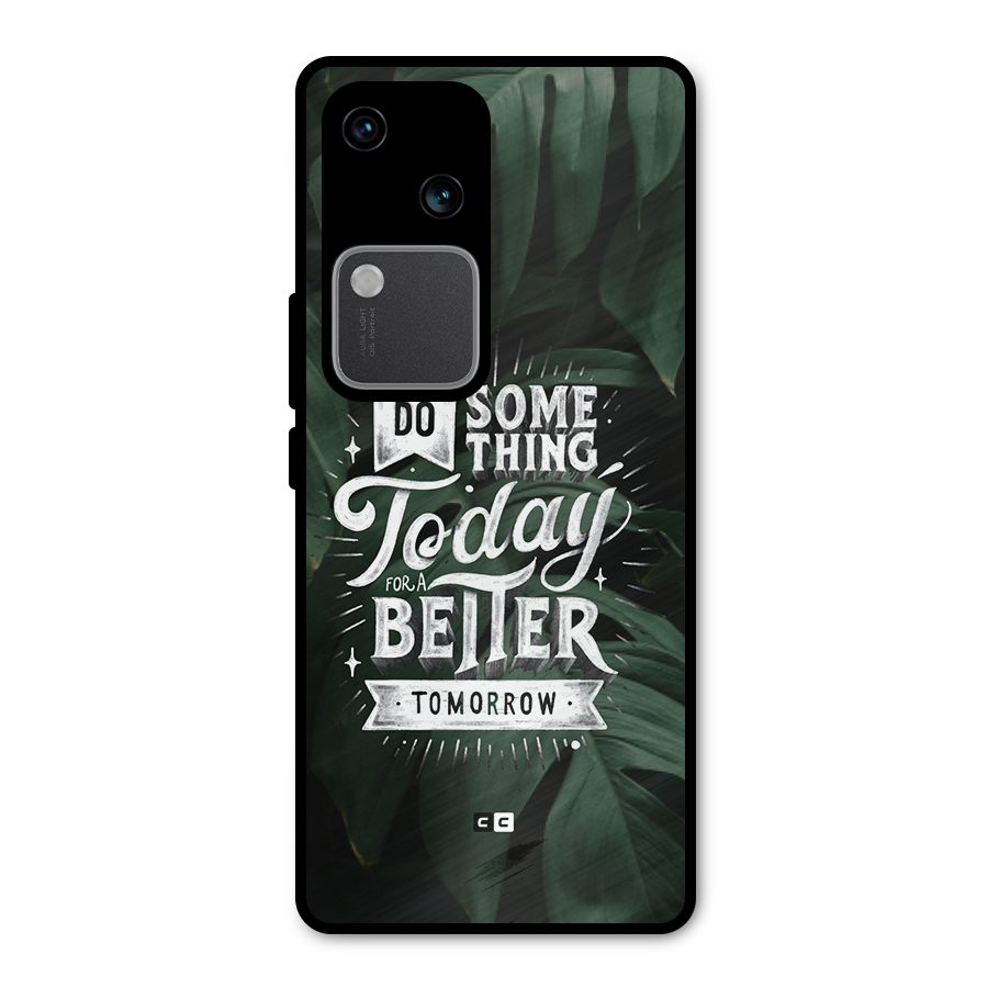 Do Something Metal Back Case for Vivo V30