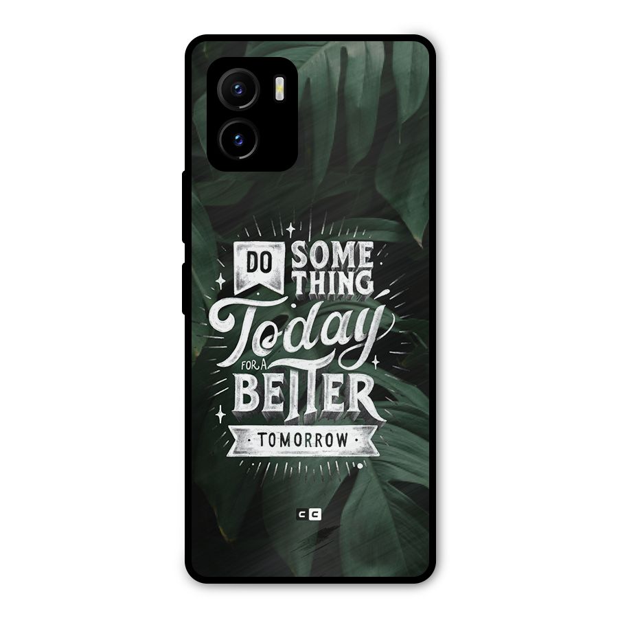 Do Something Metal Back Case for Vivo Y15s