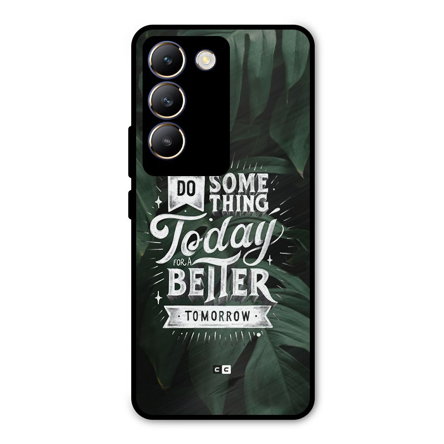 Do Something Metal Back Case for Vivo Y200e