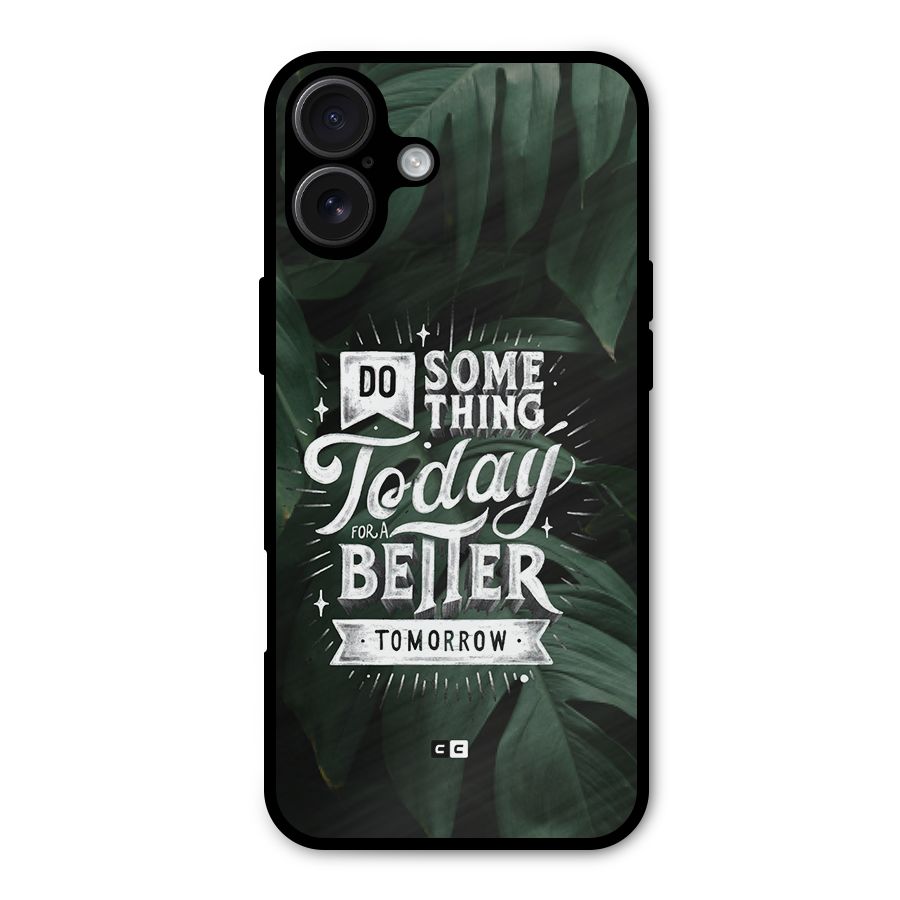 Do Something Metal Back Case for iPhone 16 Plus