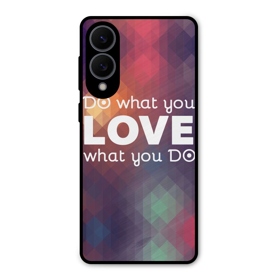 Do What You Love Metal Back Case for Galaxy S25 Edge
