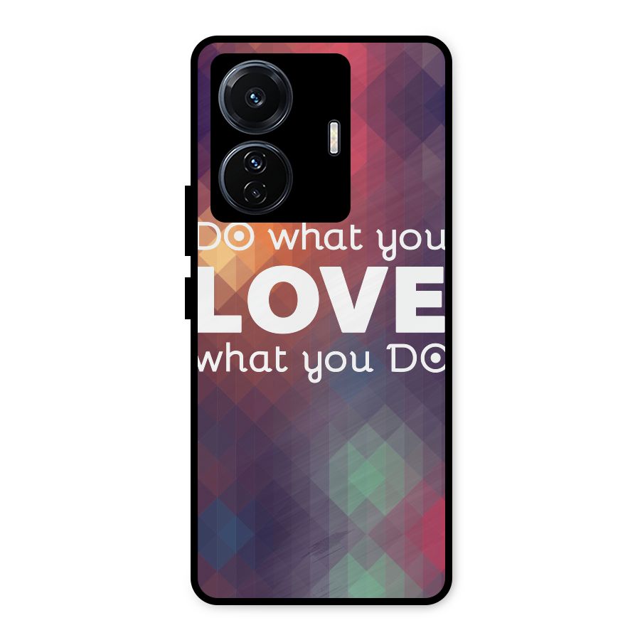 Do What You Love Metal Back Case for Vivo T1 Pro