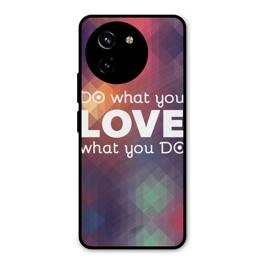 Do What You Love Metal Back Case for Vivo T3x