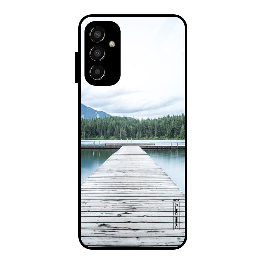 Dock River Glass Back Case for Galaxy F13
