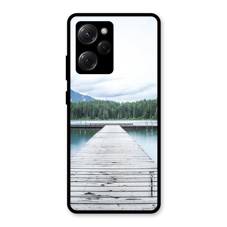 Dock River Glass Back Case for Poco X5 Pro