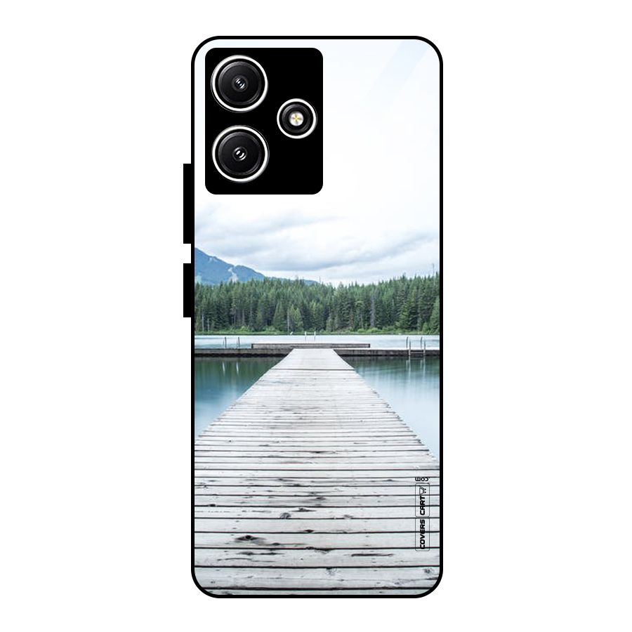 Dock River Glass Back Case for Redmi 12 5G