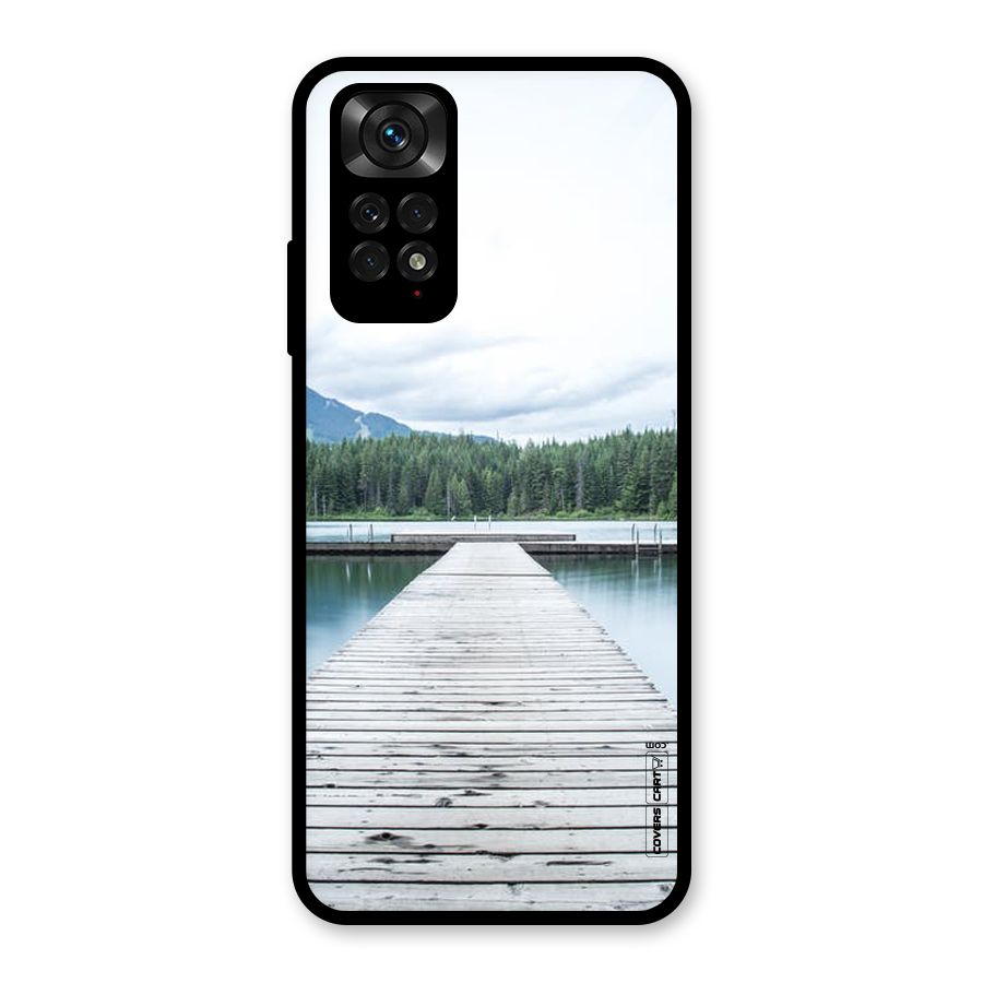 Dock River Glass Back Case for Redmi Note 11S