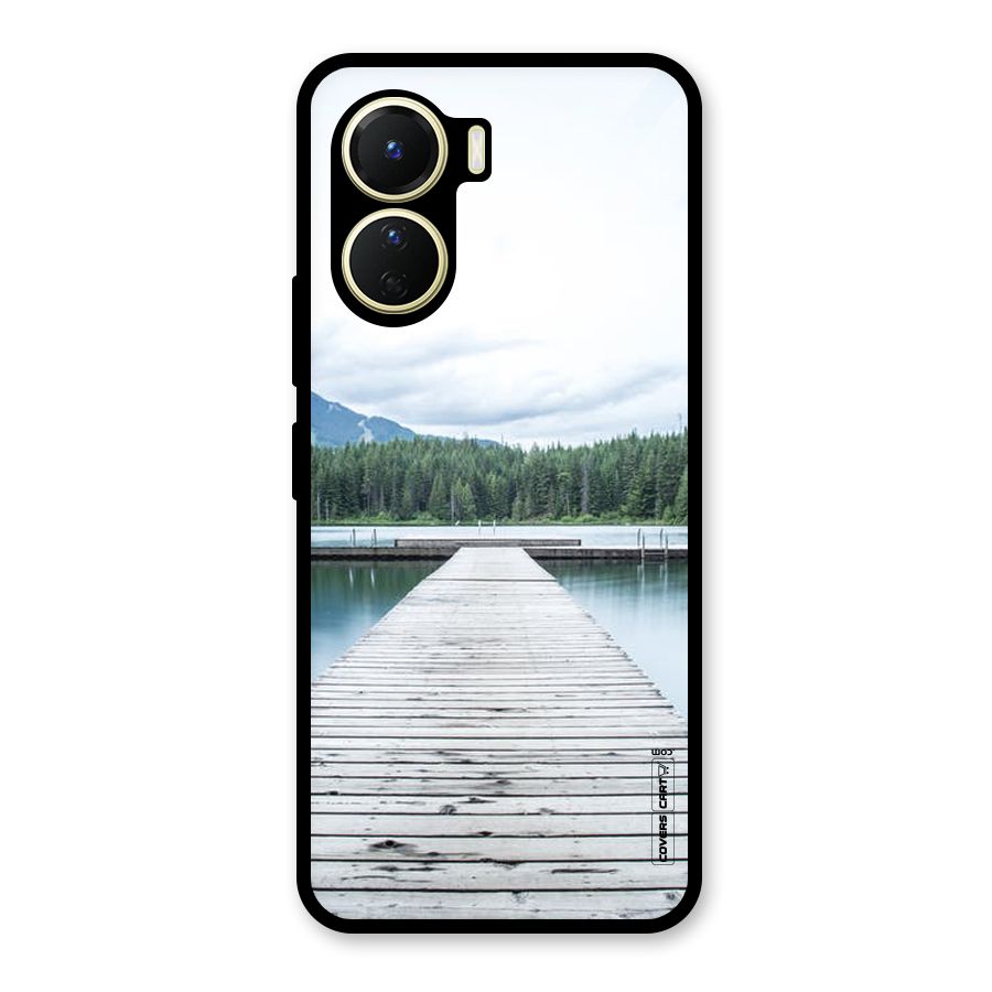 Dock River Glass Back Case for Vivo Y16