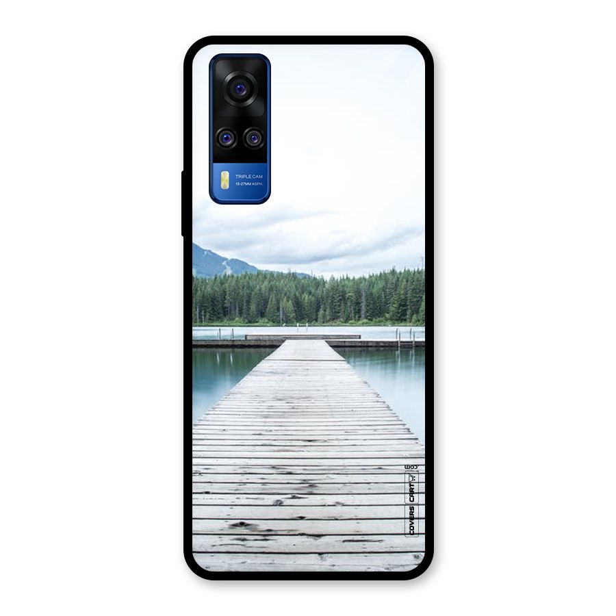 Dock River Glass Back Case for Vivo Y31