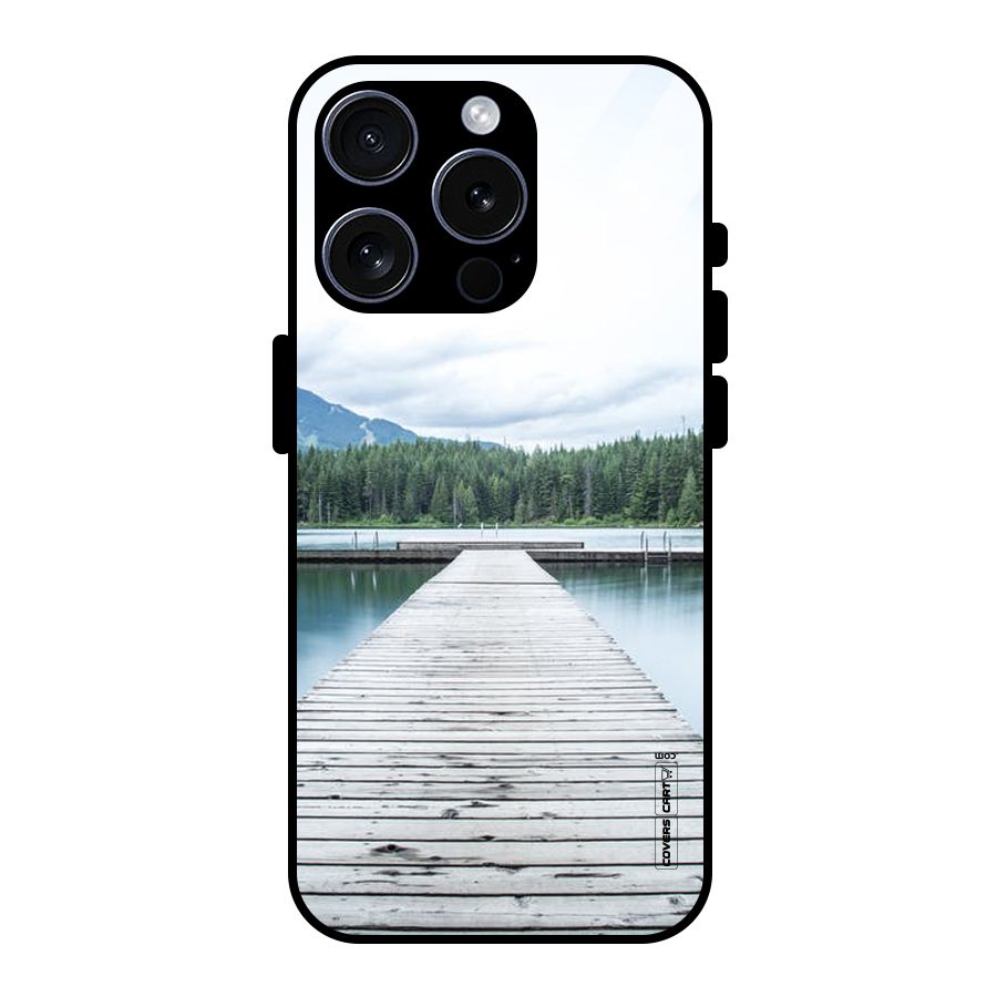 Dock River Glass Back Case for iPhone 15 Pro