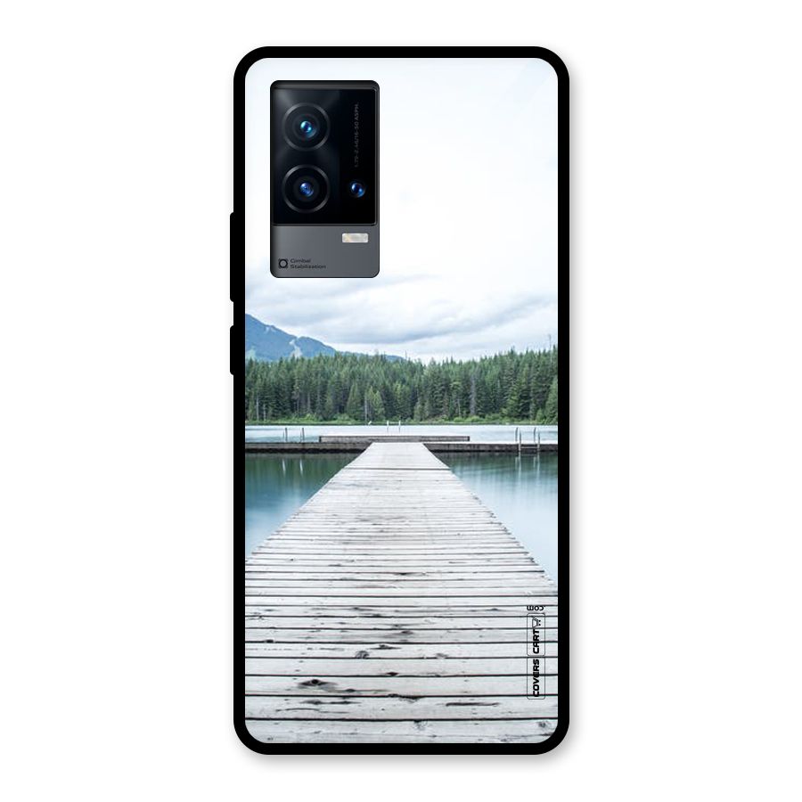 Dock River Glass Back Case for iQOO 9 5G