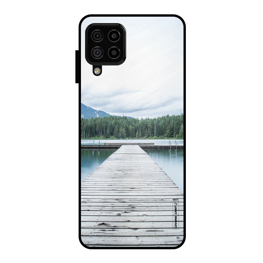 Dock River Metal Back Case for Galaxy A22 4G