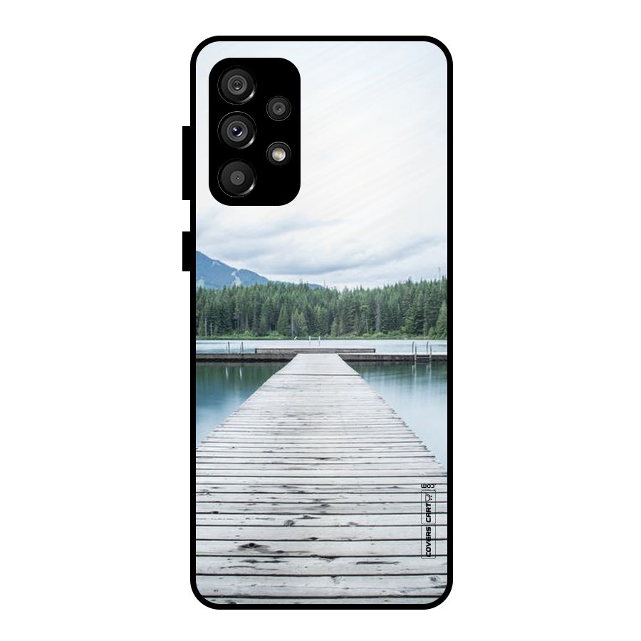 Dock River Metal Back Case for Galaxy A73 5G