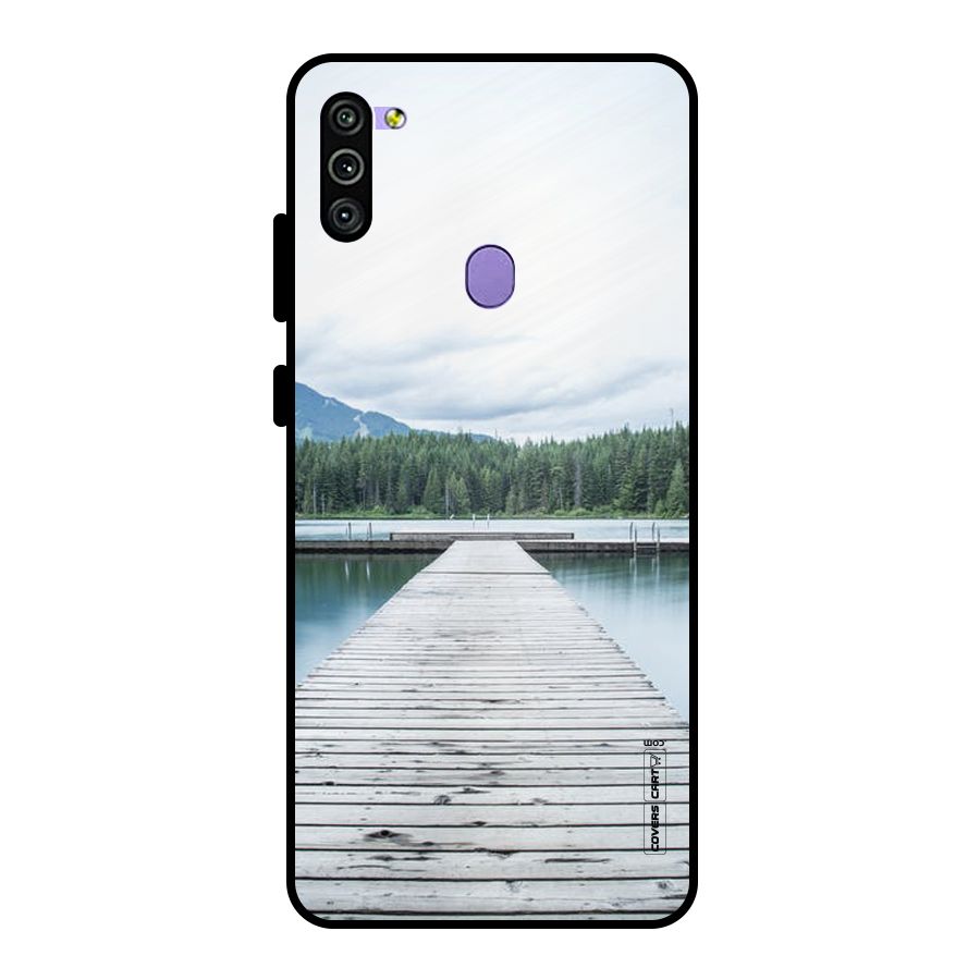 Dock River Metal Back Case for Galaxy M11