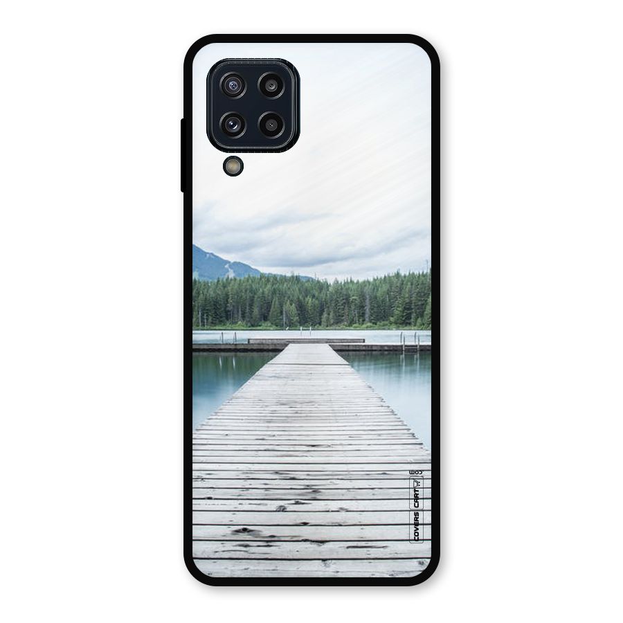 Dock River Metal Back Case for Galaxy M32