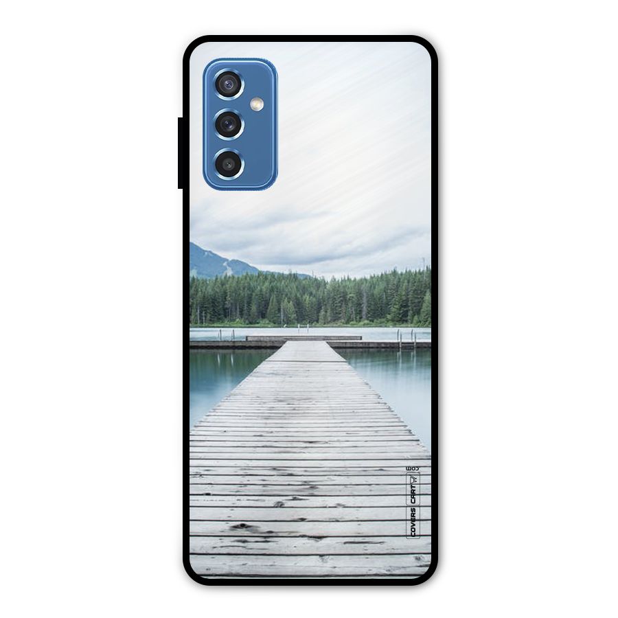 Dock River Metal Back Case for Galaxy M52 5G