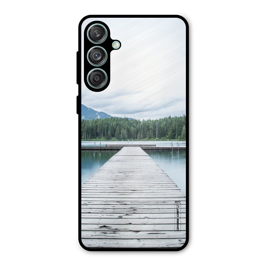 Dock River Metal Back Case for Galaxy M55 5G