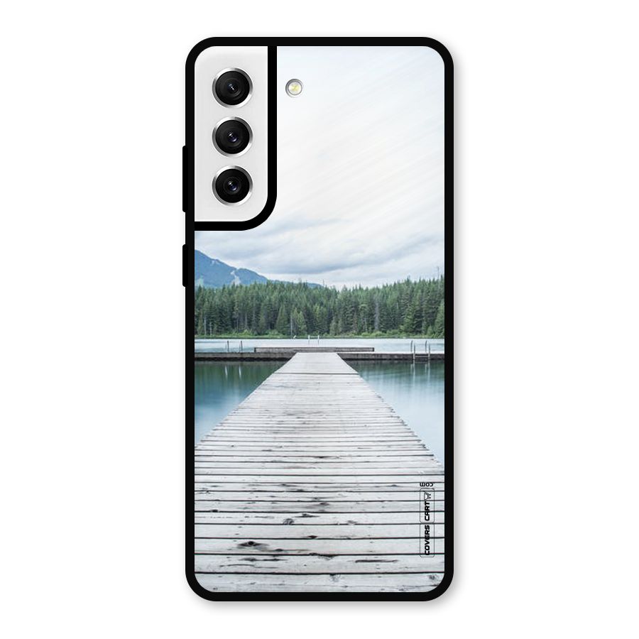 Dock River Metal Back Case for Galaxy S21 FE 5G