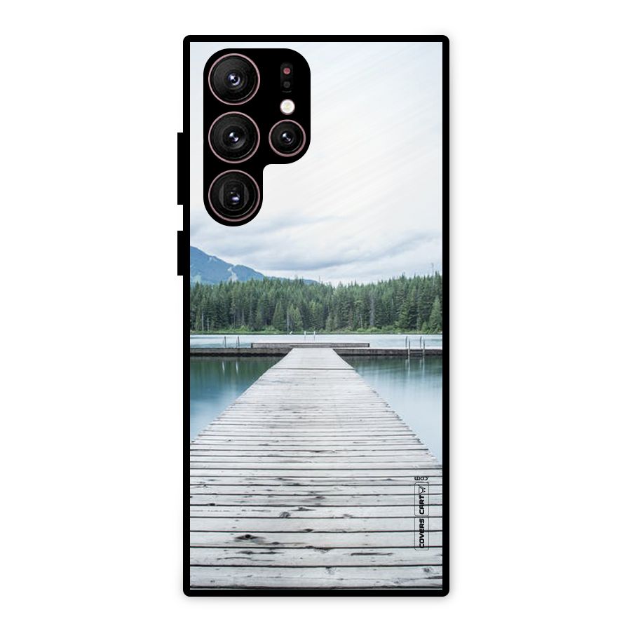 Dock River Metal Back Case for Galaxy S22 Ultra 5G
