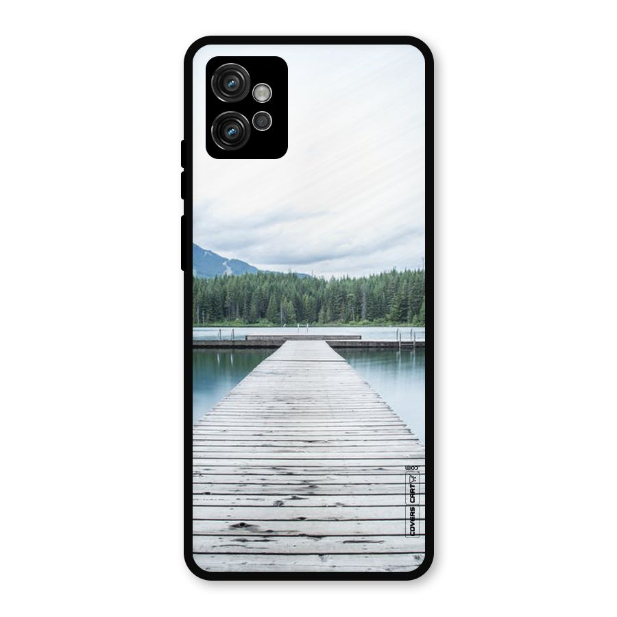Dock River Metal Back Case for Moto G32