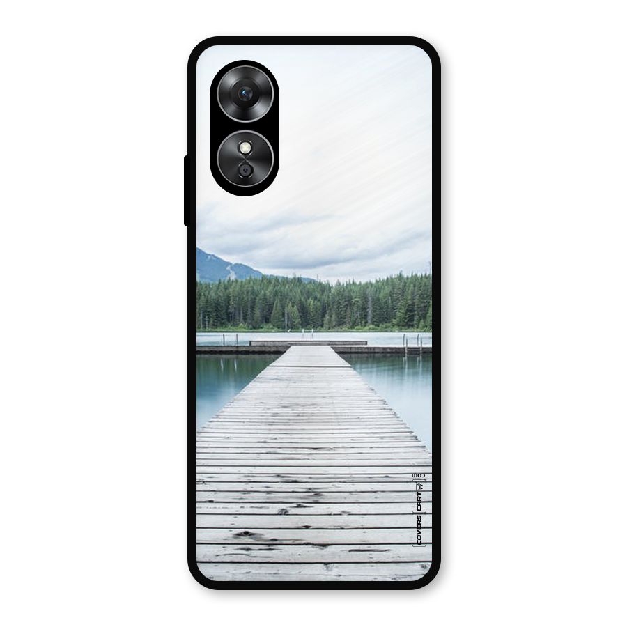 Dock River Metal Back Case for Oppo A17