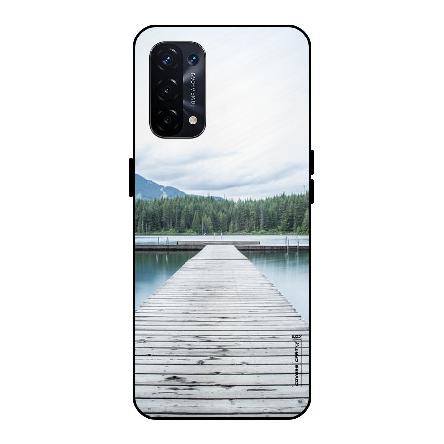Dock River Metal Back Case for Oppo A74 5G