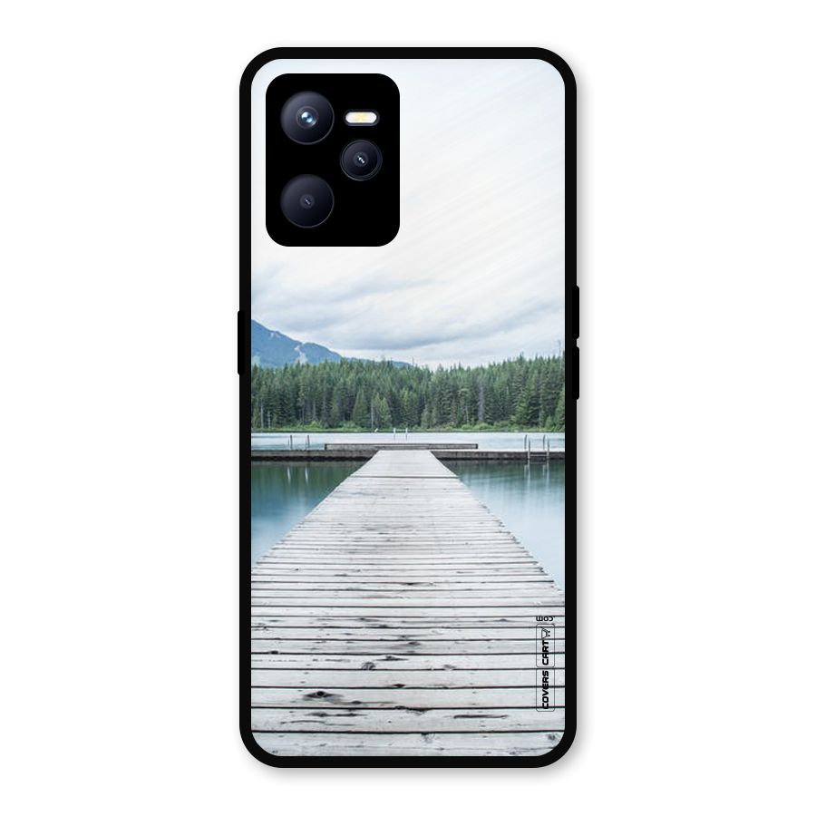 Dock River Metal Back Case for Realme C35