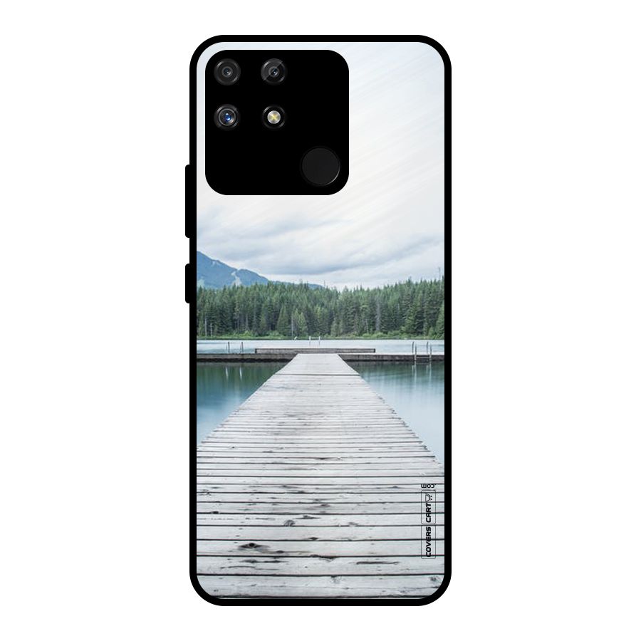 Dock River Metal Back Case for Realme Narzo 50A