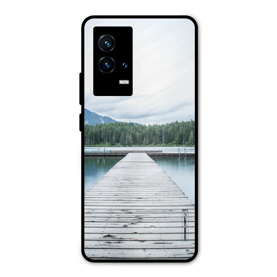 Dock River Metal Back Case for iQOO 9 5G